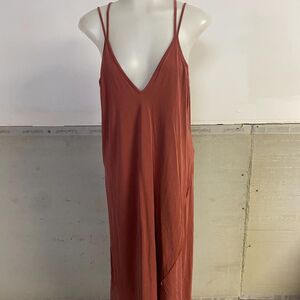 Lush-clothing Women's Orange and Pink Dress
